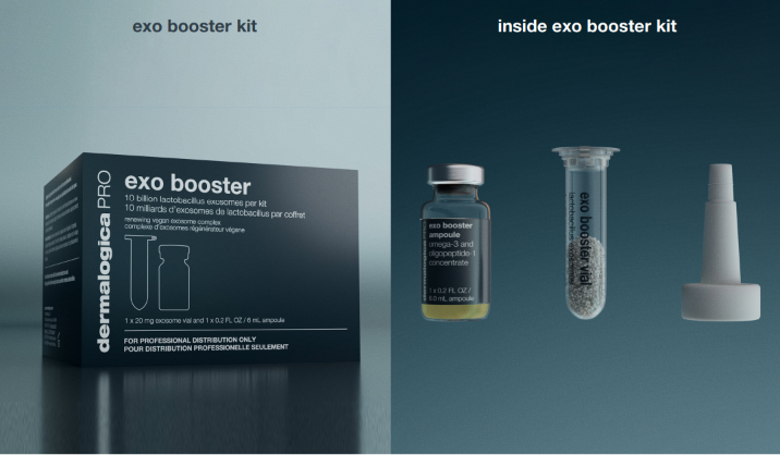 Exo Booster technology with 10 billion skin-rejuvenating exosomes in every kit is superior for aesthetic procedures helps strenghten skin and increase skin firmness, regenerates skin*